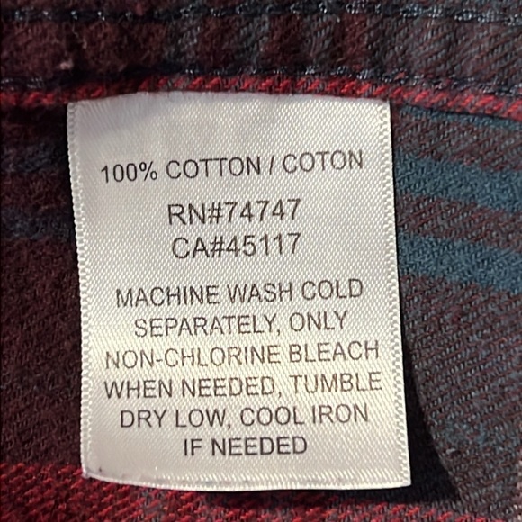 Red Head Men’s Plaid Long Sleeve Button Down Shirt Size XL - Picture 11 of 13